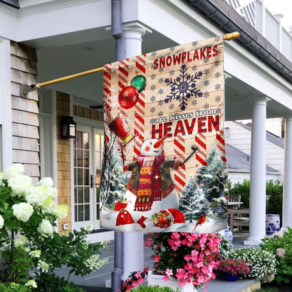 Christmas Snowman American Flag DS11F