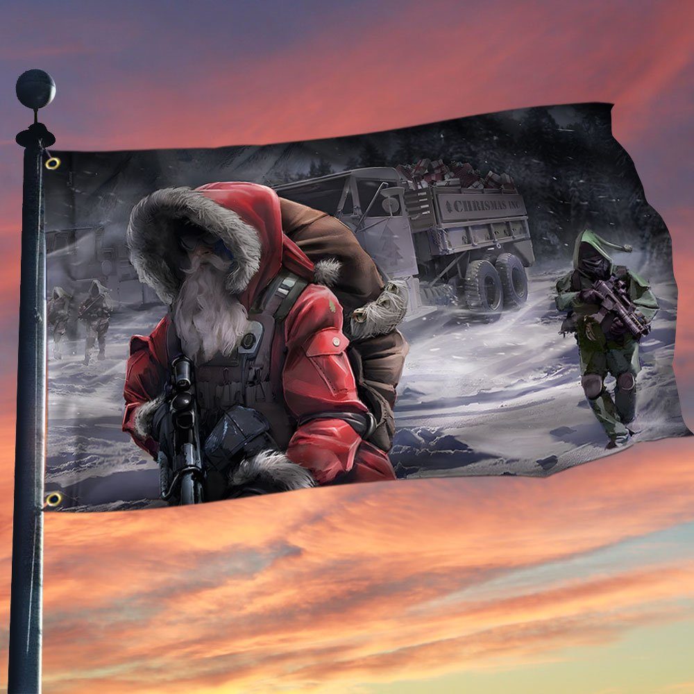 Christmas Will Allways Be Safe Grommet Flag BNN601GF