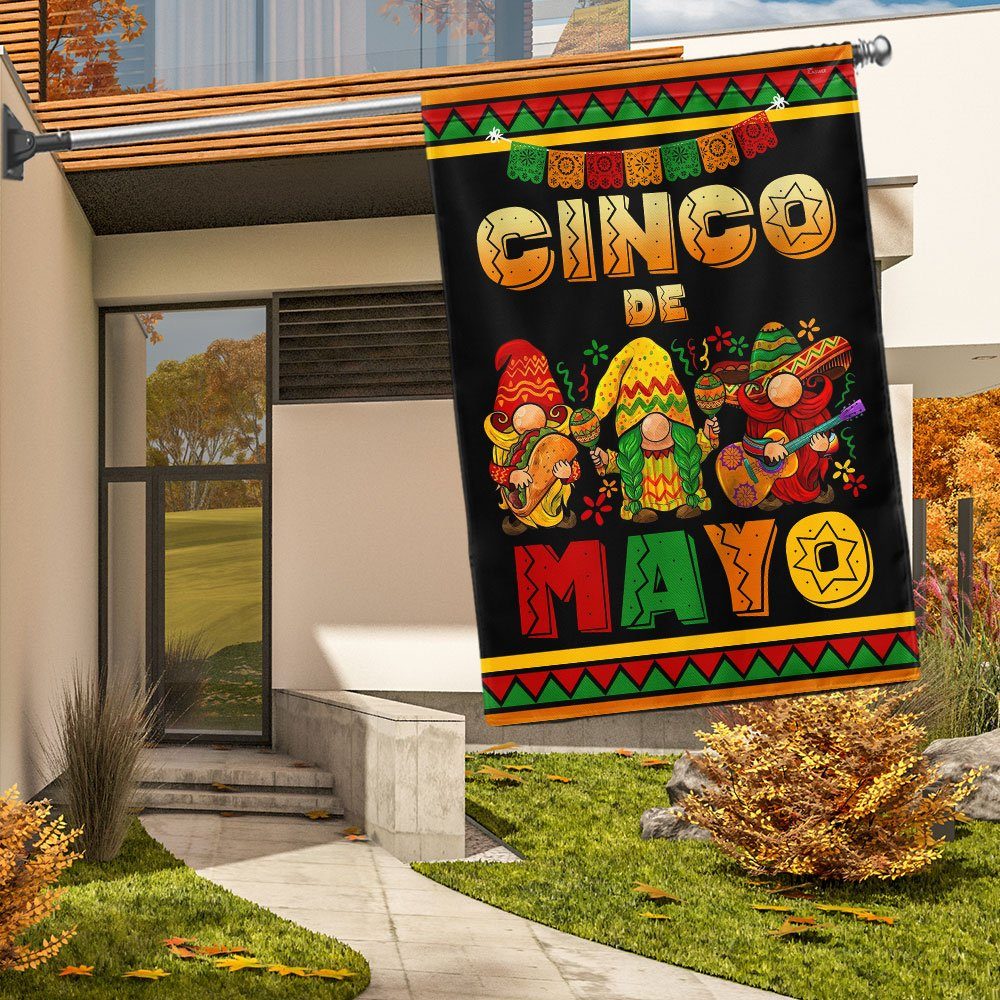 Cinco De Mayo Gnomes Mexico Flag TQN1115F