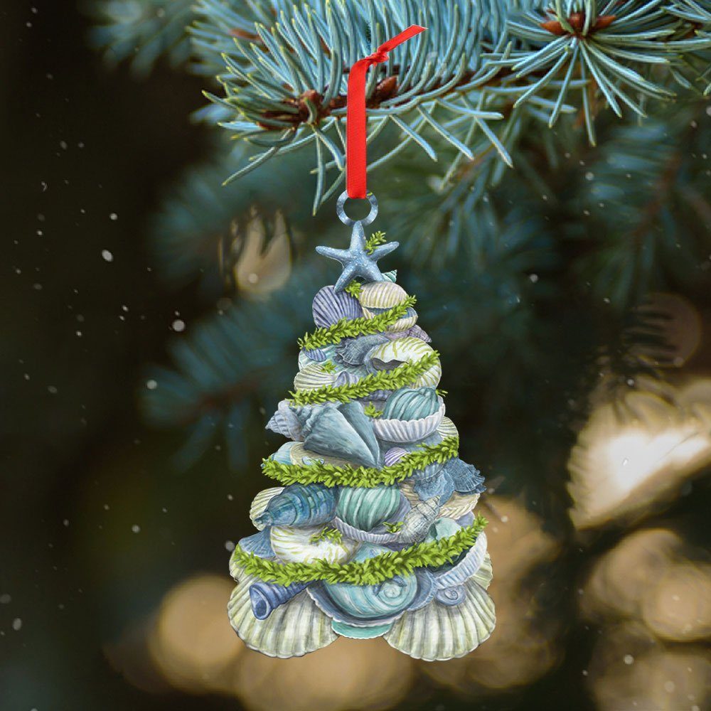 Coastal Christmas Tree Ornament QNN664O