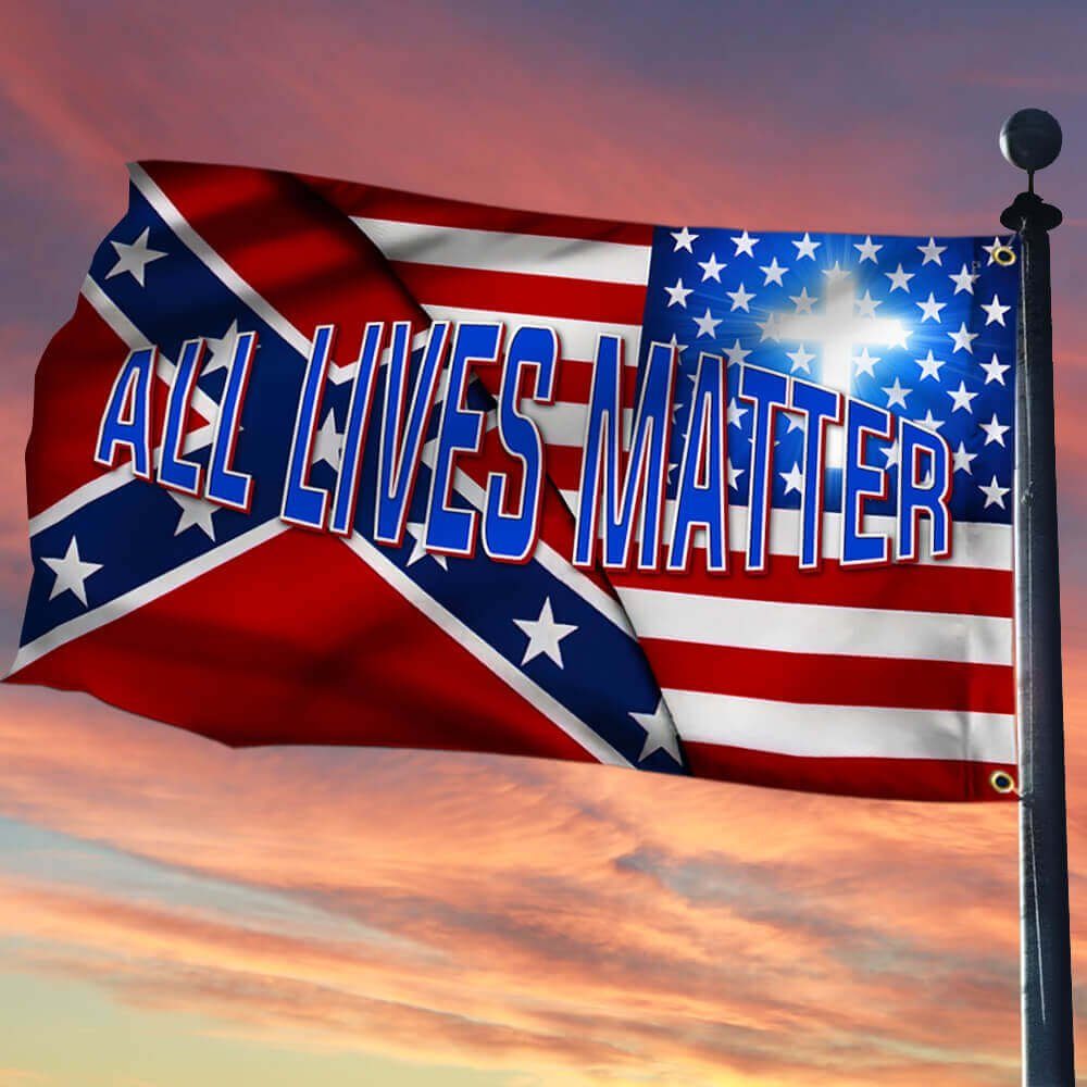 Confederate States of America Grommet Flag All Lives Matter NNT470GF
