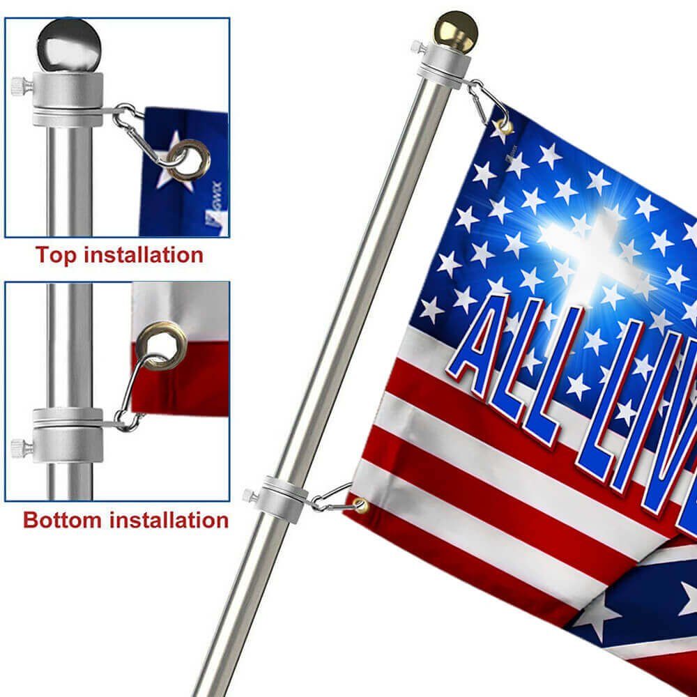 Confederate States of America Grommet Flag All Lives Matter NNT470GF