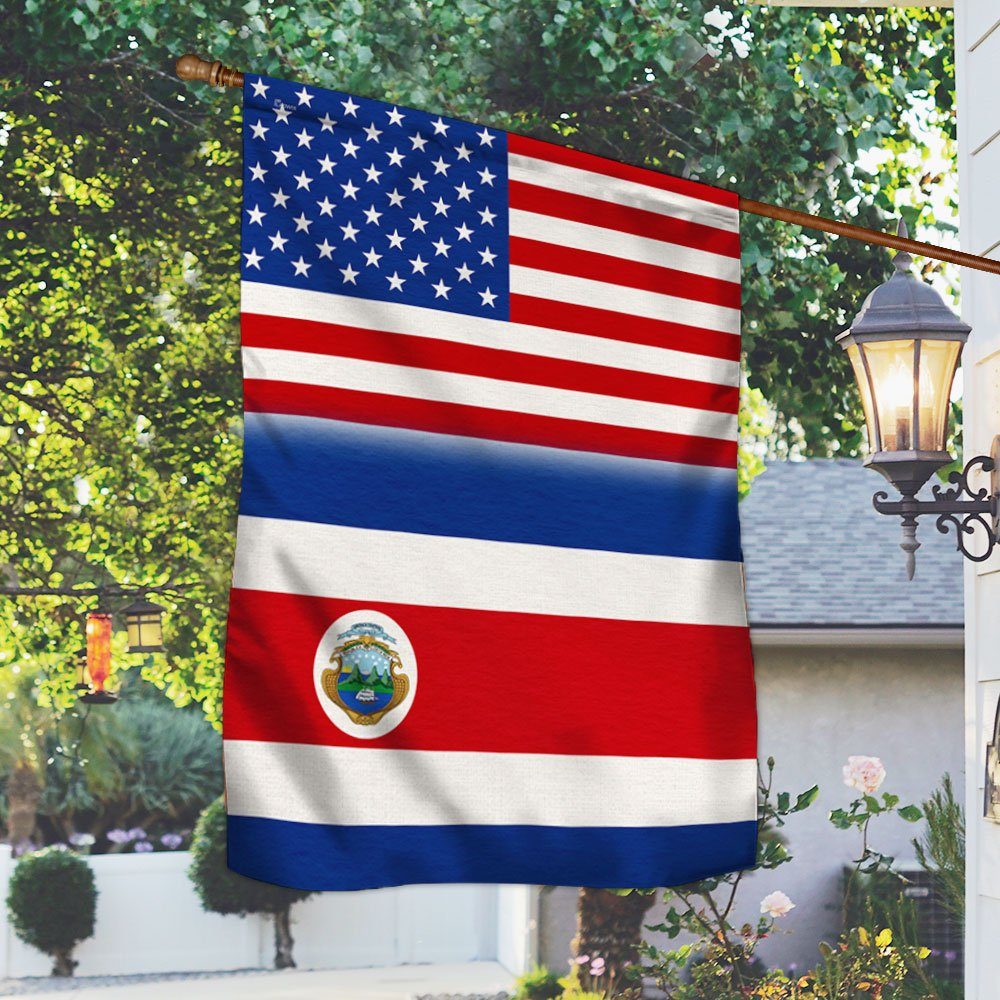 Costa Rica And American Flag TQN320Fv2
