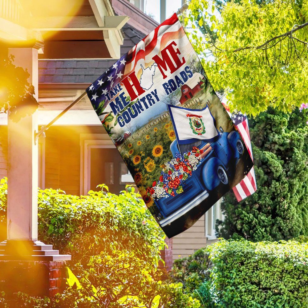 Country Roads Take Me Home. West Virginia Flag