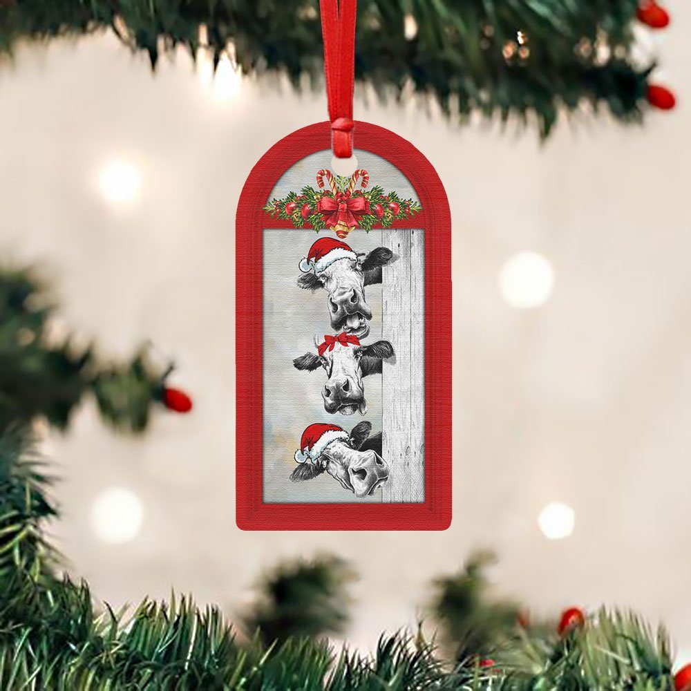 Cow Cattle Wooden Ornament TRL1422O