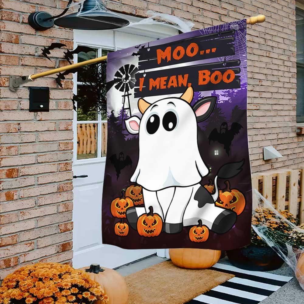 Cow Halloween Flag Moo... I Mean, Boo DBD2859F