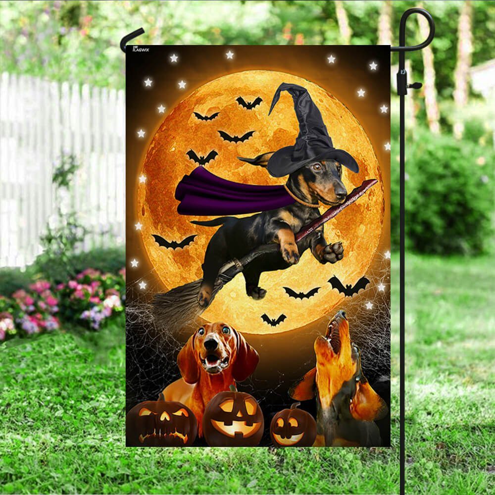 Dachshund Flag – Happy Howlloween NTT34F