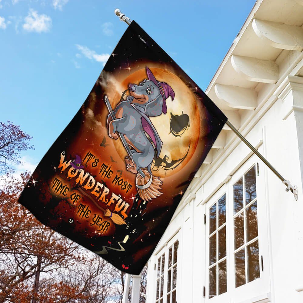 Dachshund Halloween Flag Dachshund Halloween Flag