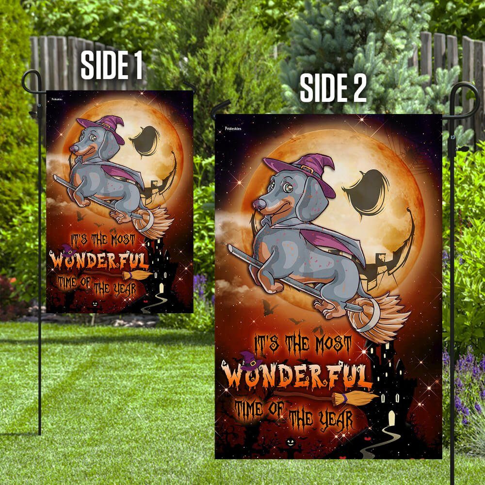 Dachshund Halloween Flag Dachshund Halloween Flag