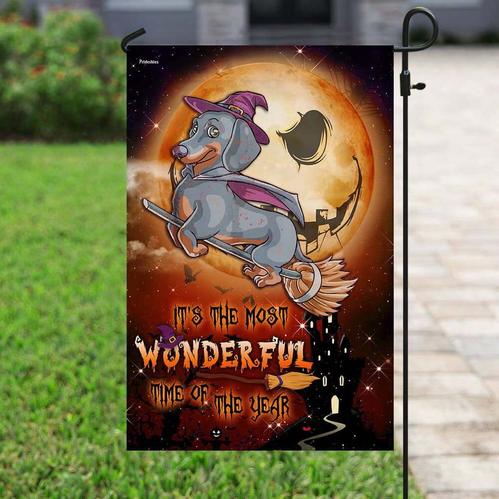 Dachshund Halloween Flag Dachshund Halloween Flag