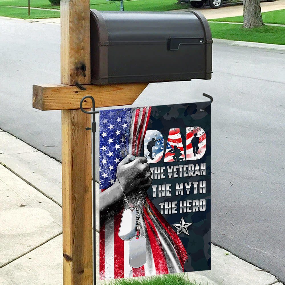 Daddy The Hero Veteran Flag Daddy The Hero Veteran Flag