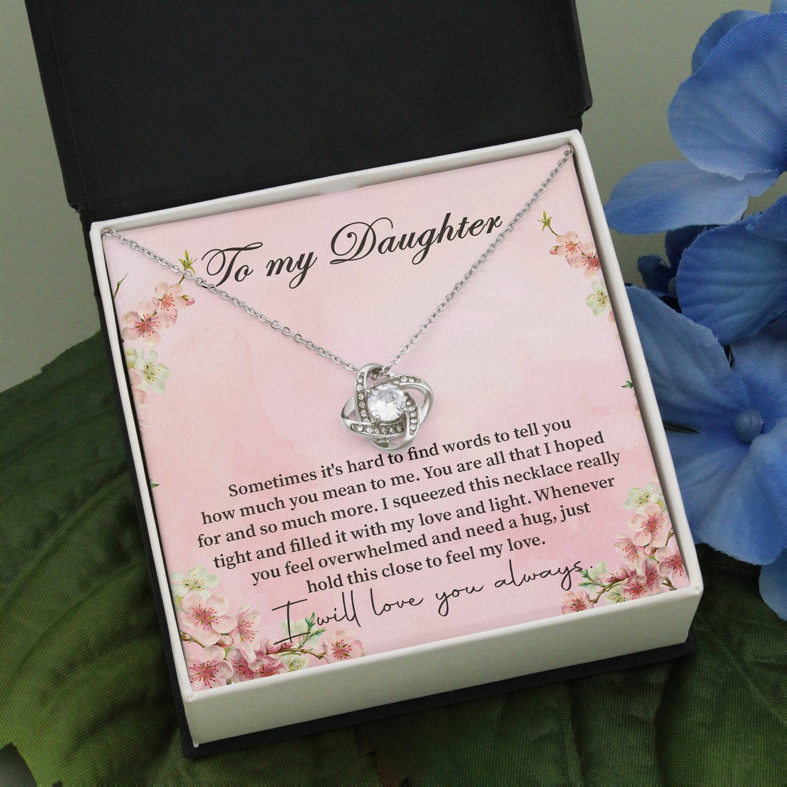 Daughter Necklace, Daughter Gift from Mom to Daughter, Necklace for Daughter, Gift for Daughter from Mom, Gift from Mom Dad to Daughter, Christmas Gift, Birthday Gift MLN691NL