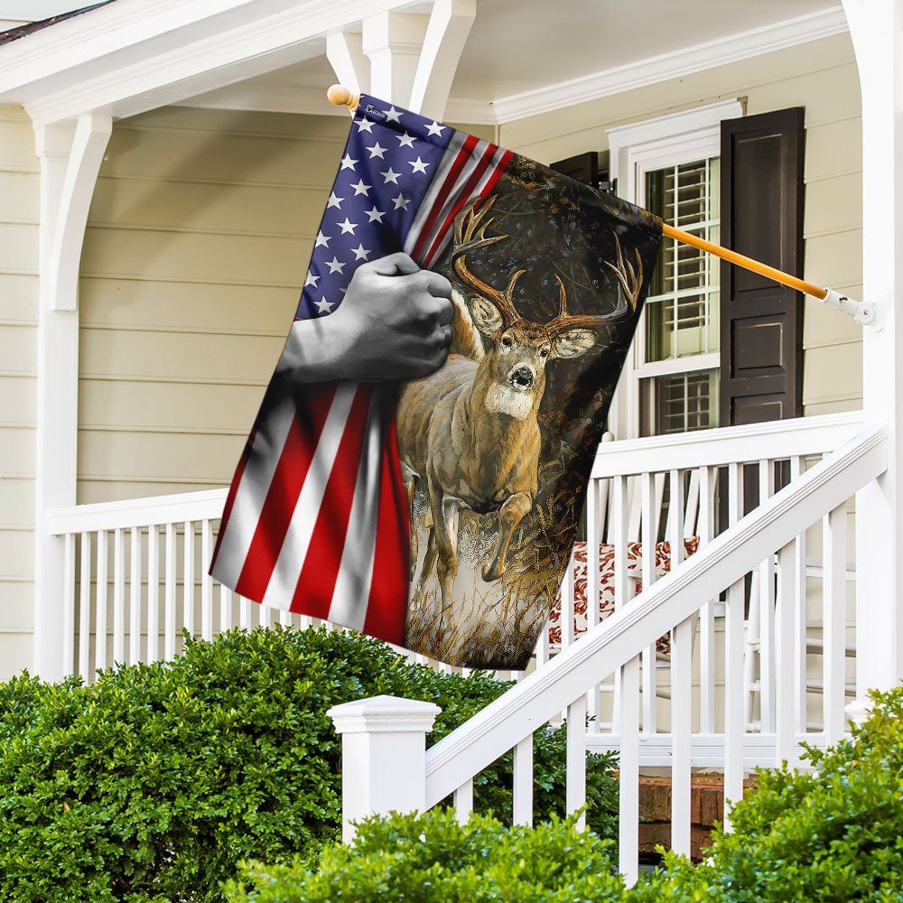 Deer American Flag Deer American Flag