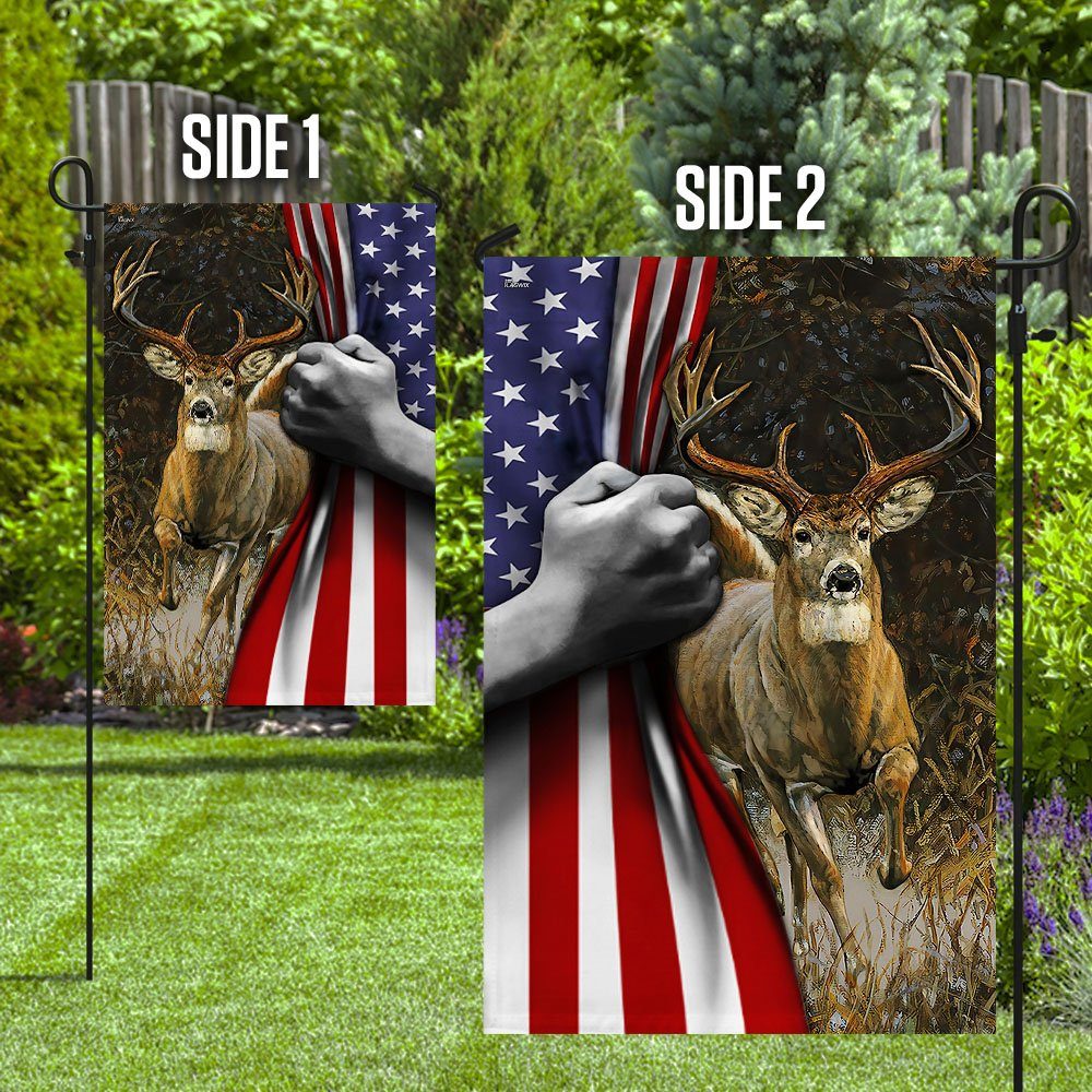Deer American Flag Deer American Flag