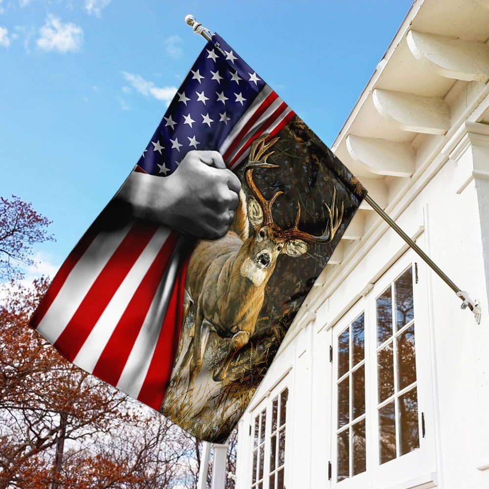 Deer American Flag Deer American Flag