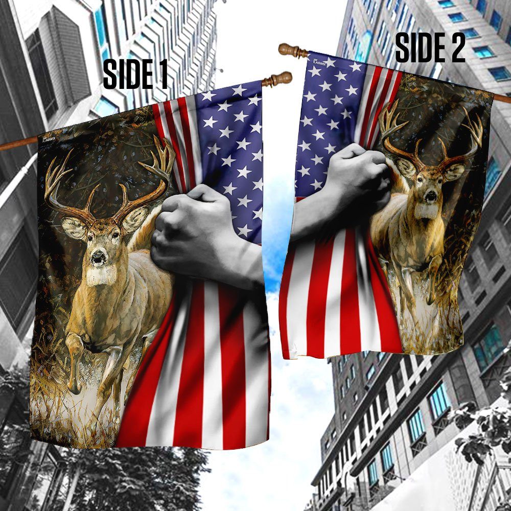 Deer American Flag Deer American Flag