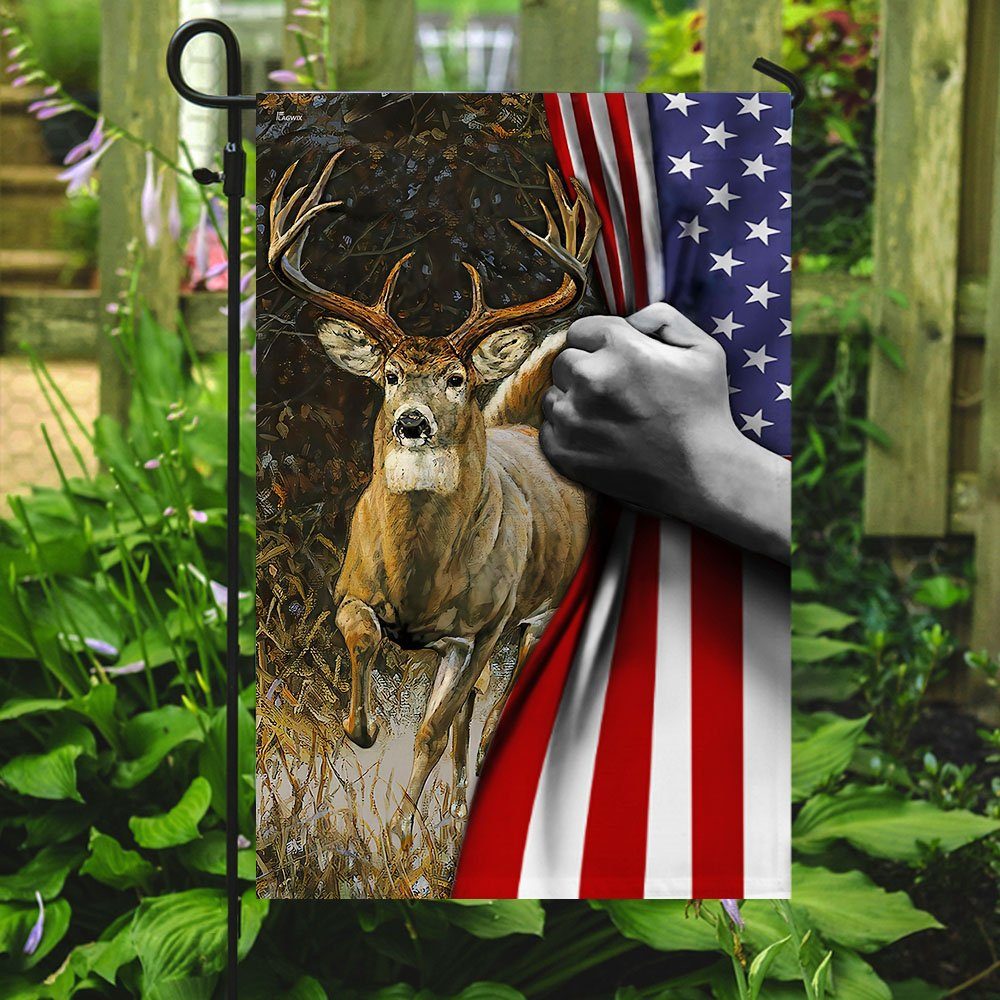 Deer American Flag Deer American Flag