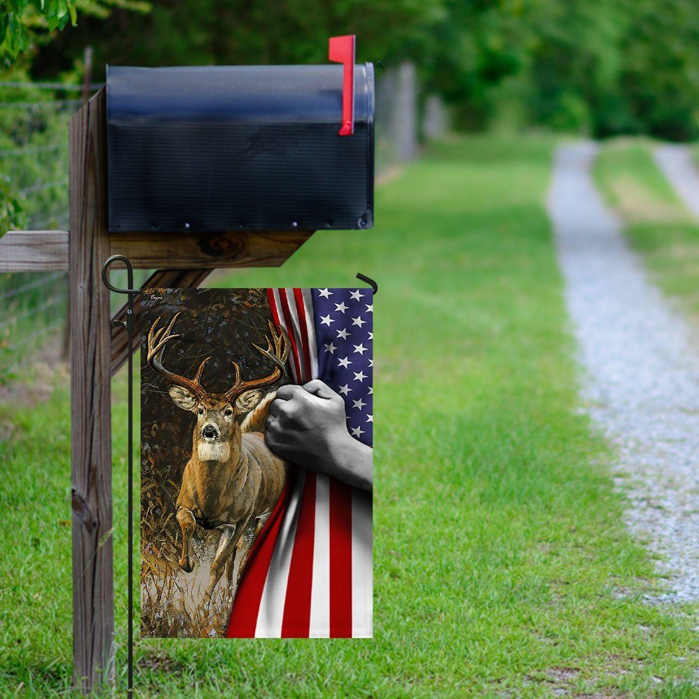 Deer American Flag Deer American Flag
