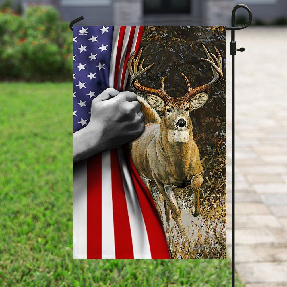 Deer American Flag Deer American Flag
