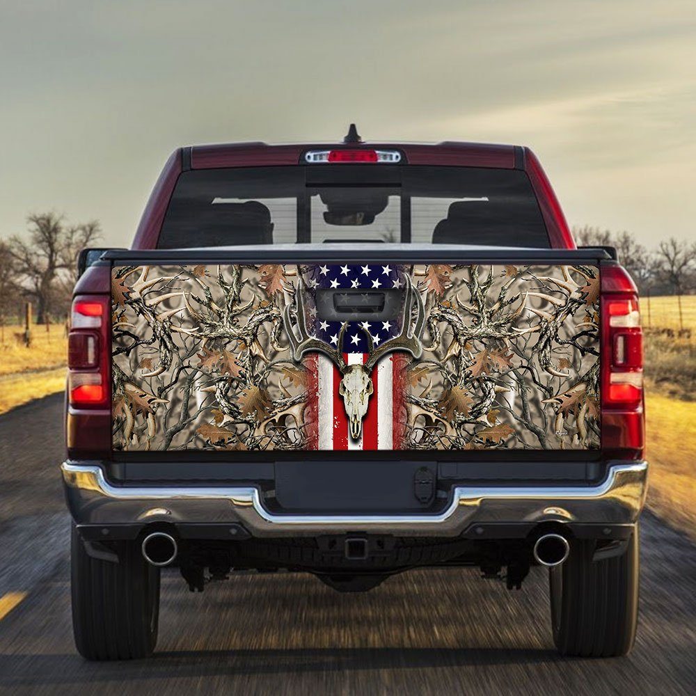 Deer American Truck Tailgate Decal Sticker Wrap