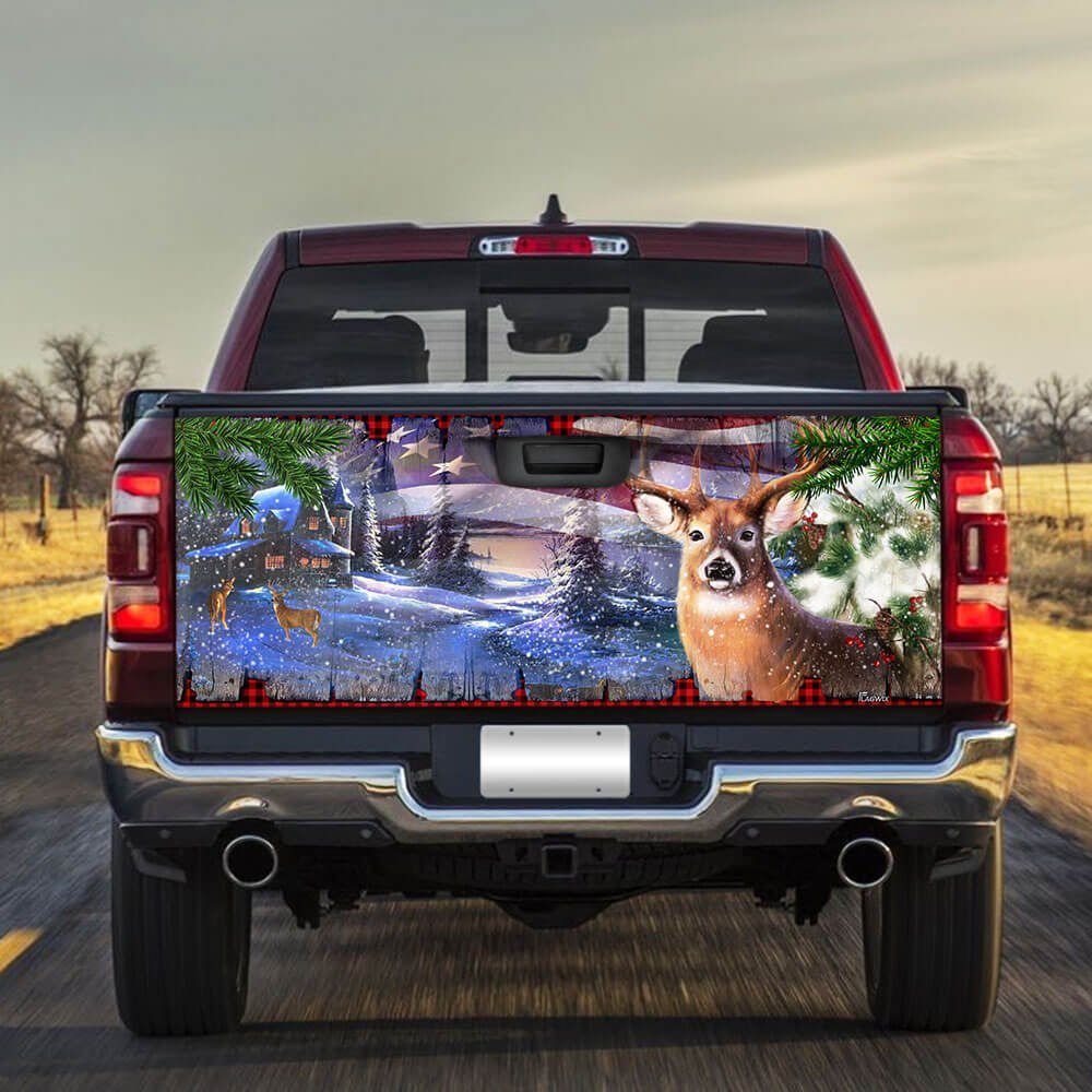 Deer Truck Tailgate Decal Sticker Wrap