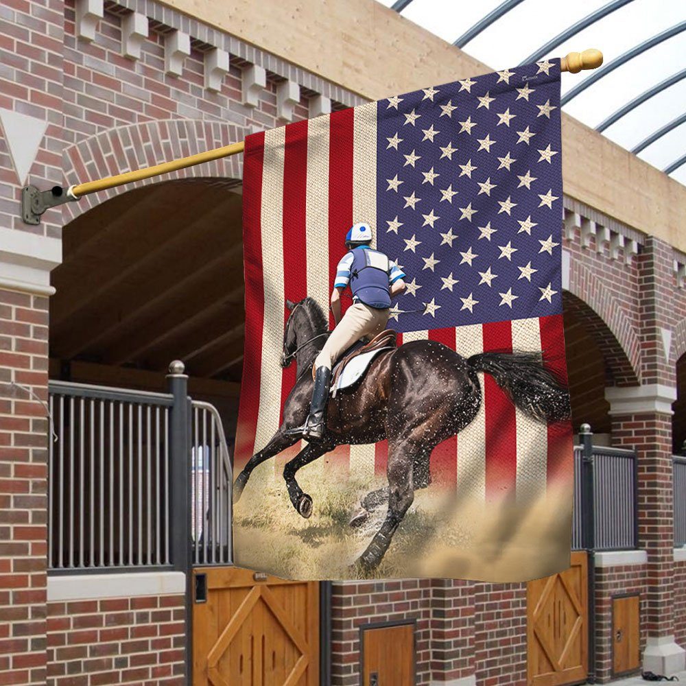 Derby Horse Race American Flag MLN436F