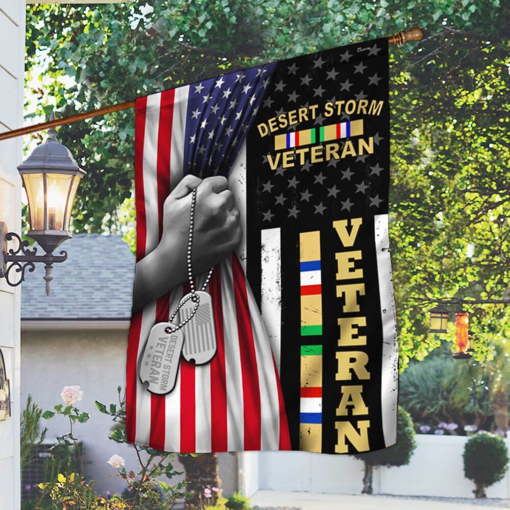 Desert Storm Veteran American US Flag THB3830F