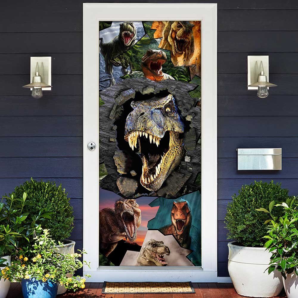 Dinosaur. T-Rex Door Cover