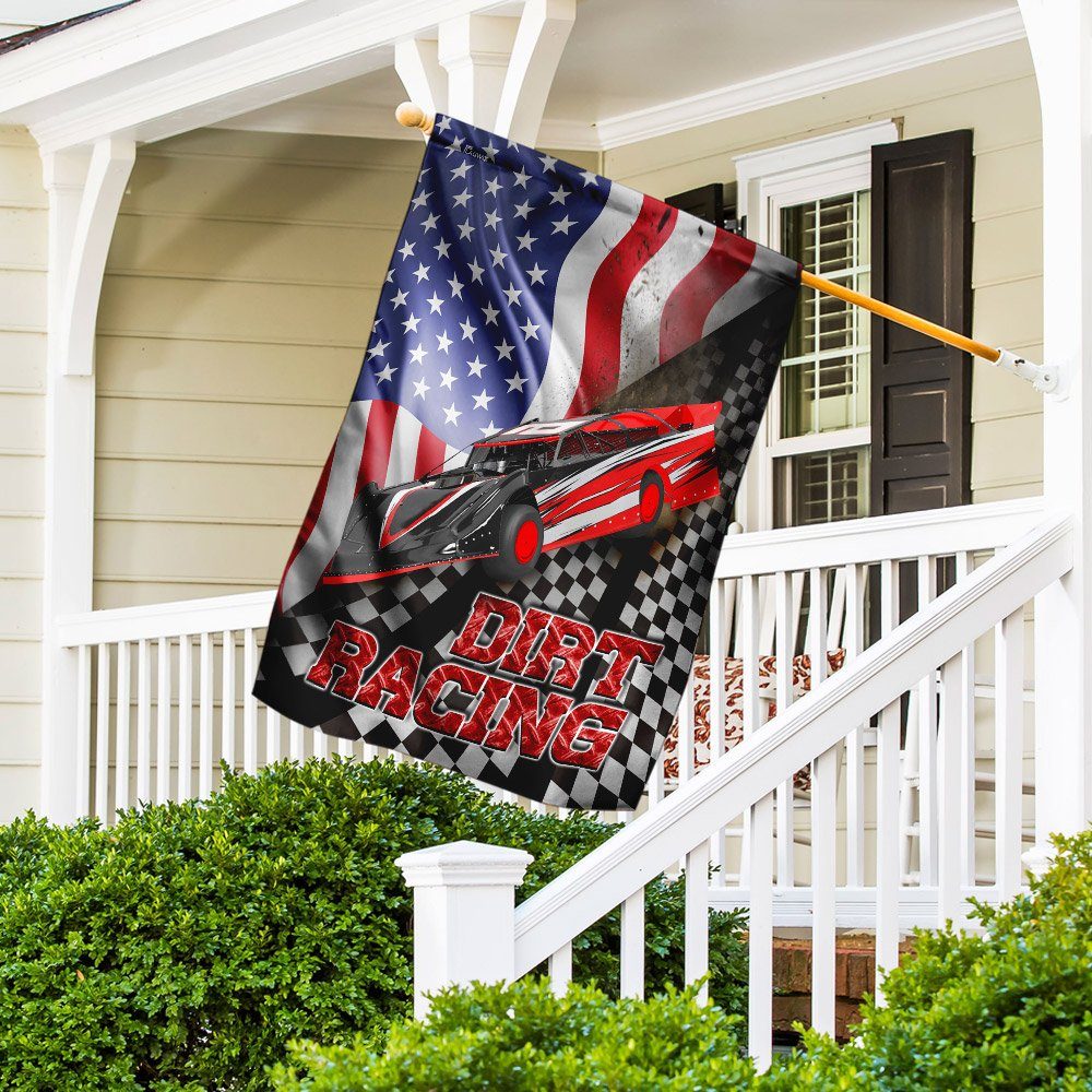 Dirt Late Model Racing Flag Dirt Late Model Racing Flag