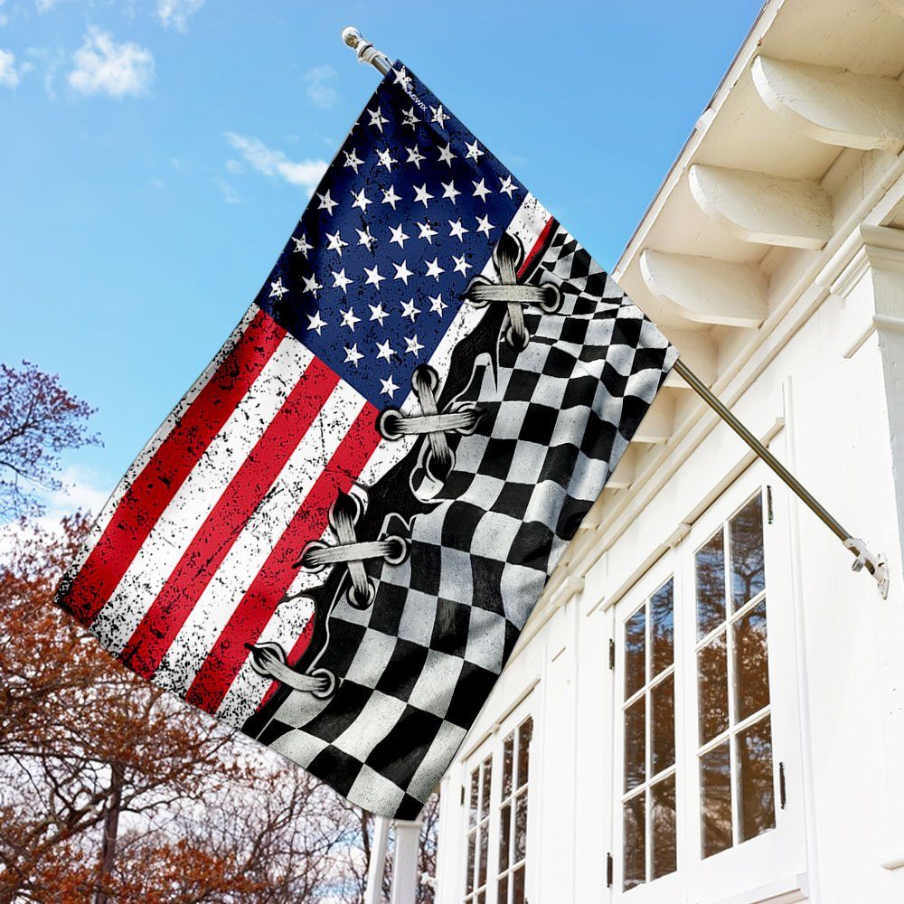 Dirt Track Racing Flag