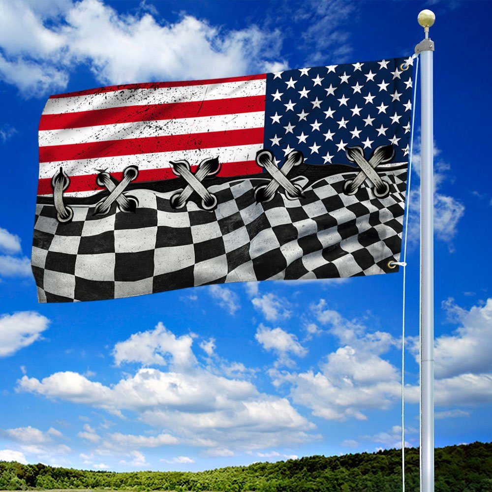 Dirt Track Racing Grommet Flag LHA1802GF