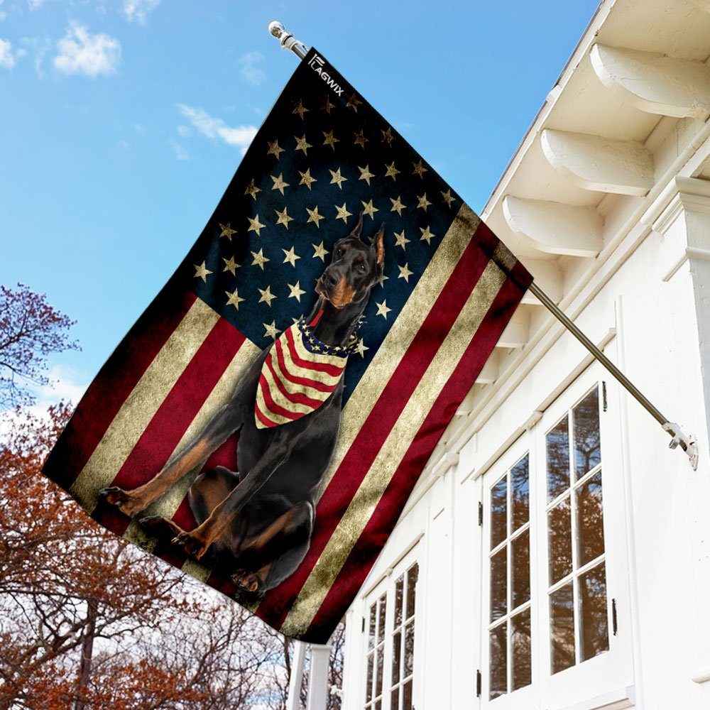 Doberman Pinscher Flag
