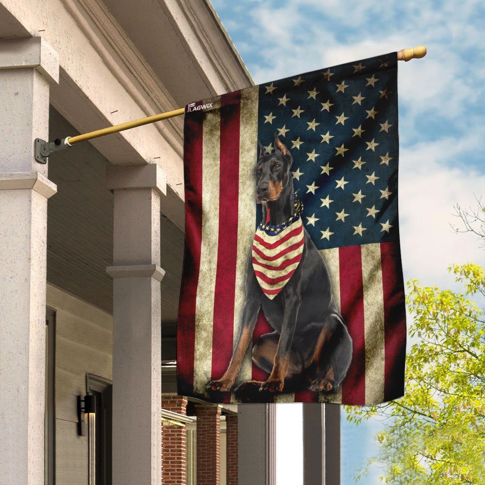 Doberman Pinscher Flag
