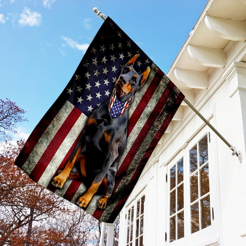 Doberman Pinscher Flag