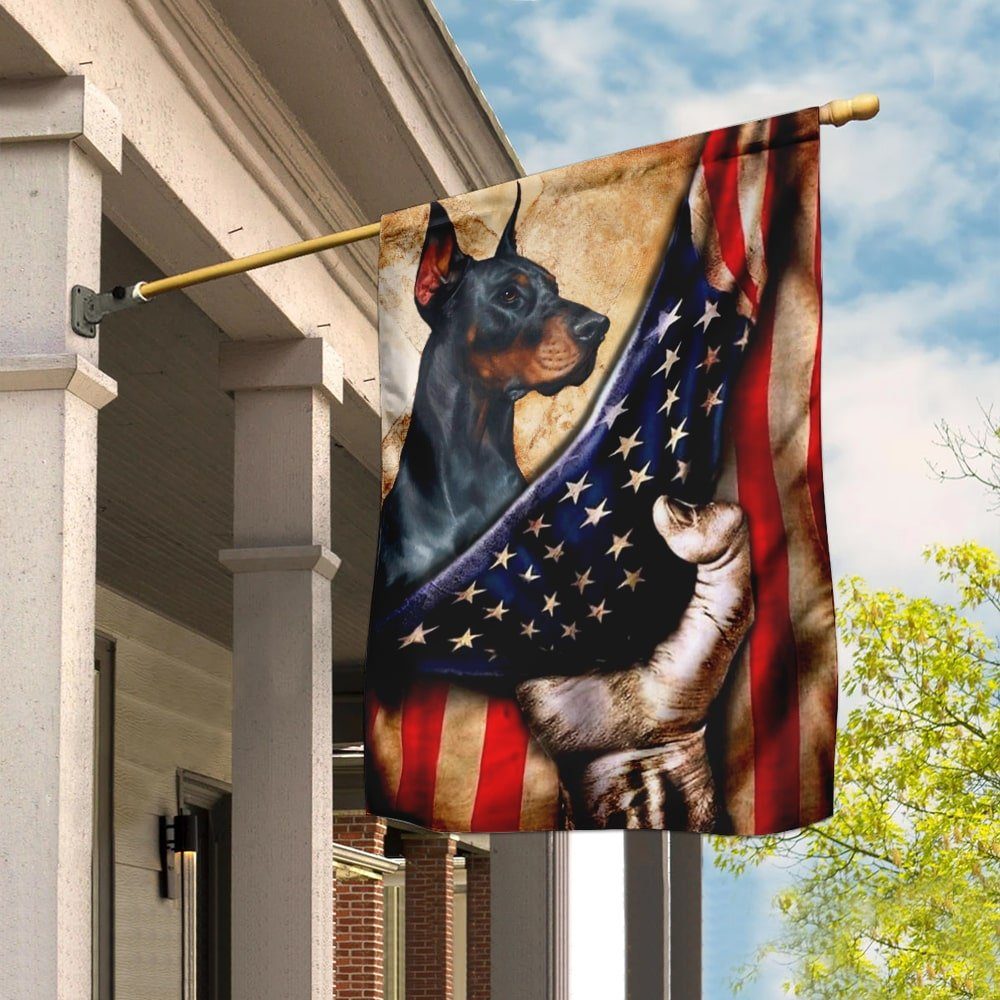 Doberman Pinscher Flag