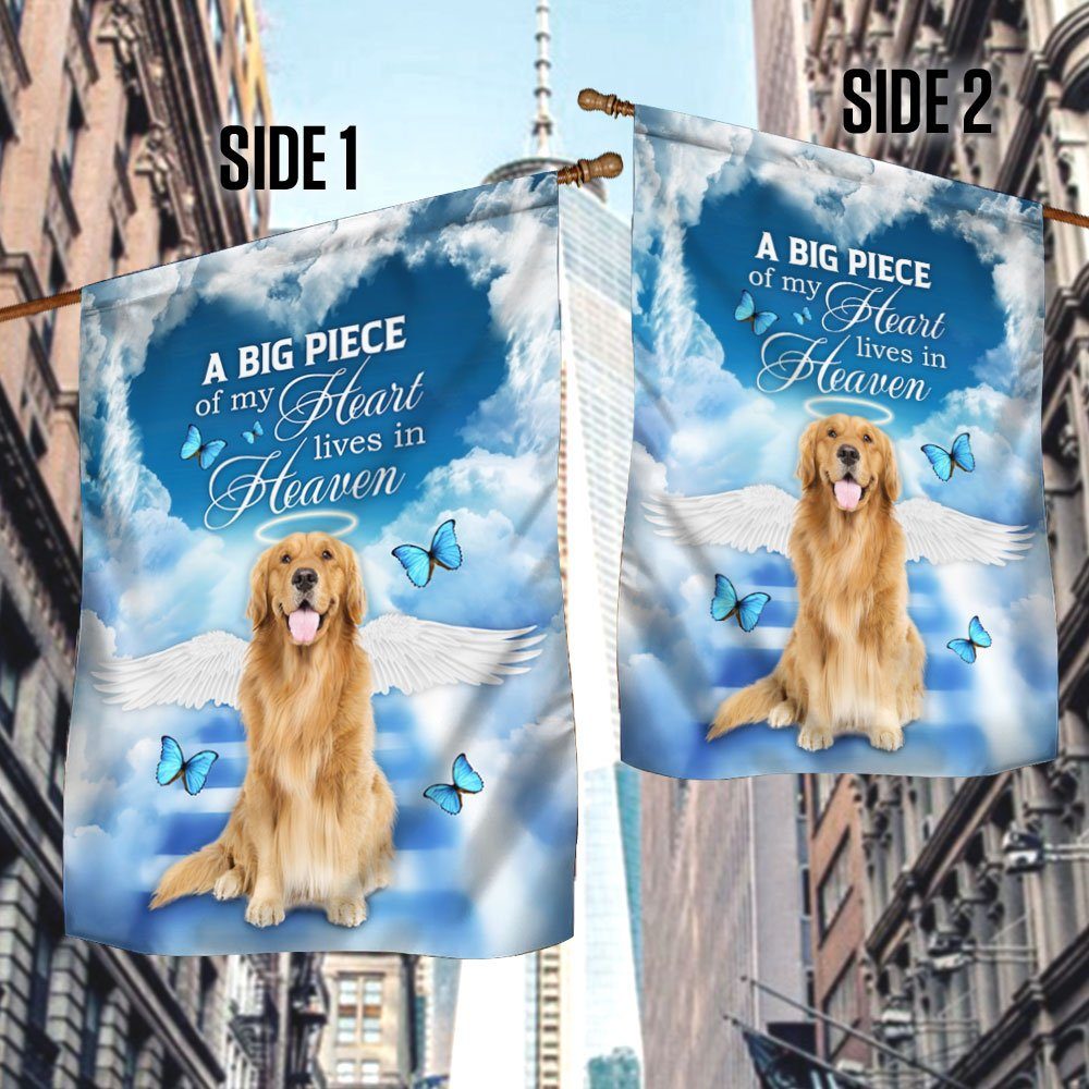 Dog Flag Golden Retriever Angel Dog Flag QTR277F