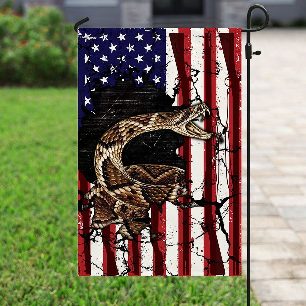 Don't Tread On Me American Libertarian Flag