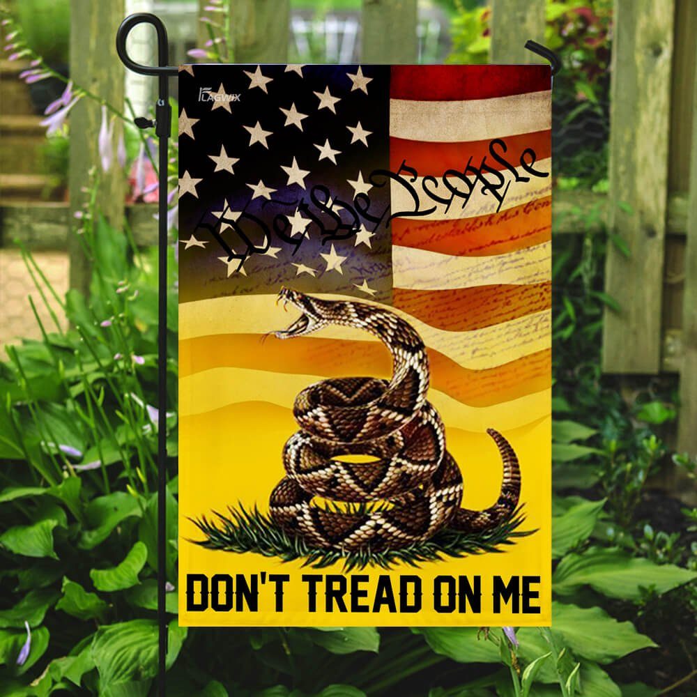 Don’t Tread On Me. We The People Libertarian Gadsden Flag