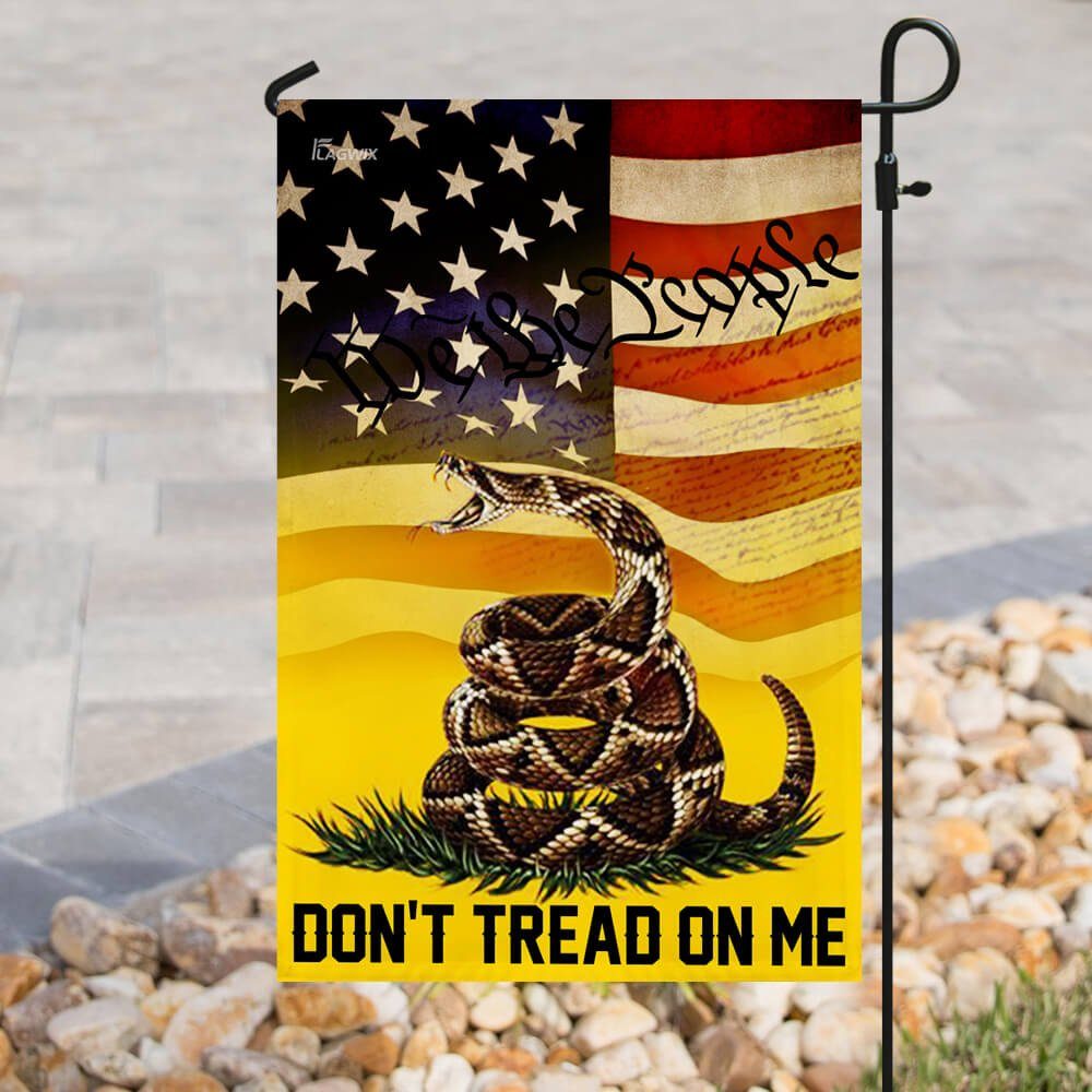 Don’t Tread On Me. We The People Libertarian Gadsden Flag