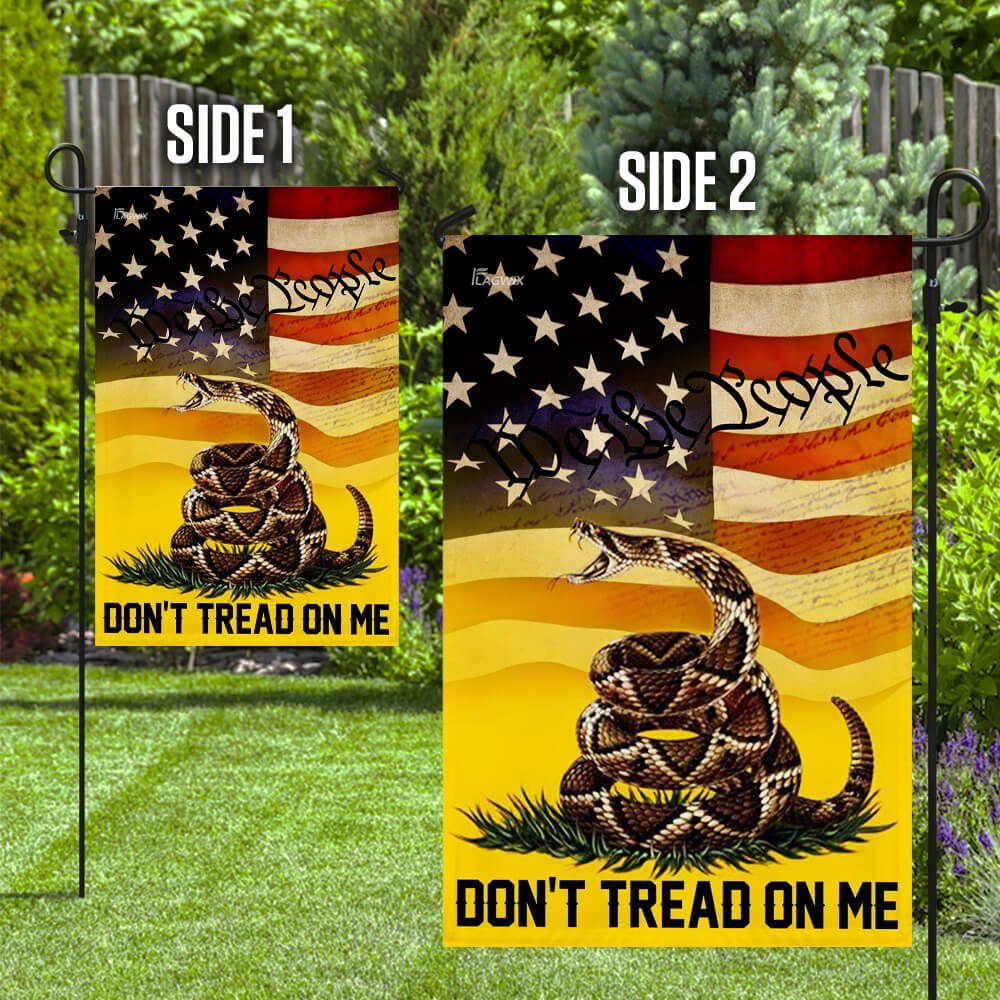 Don’t Tread On Me. We The People Libertarian Gadsden Flag