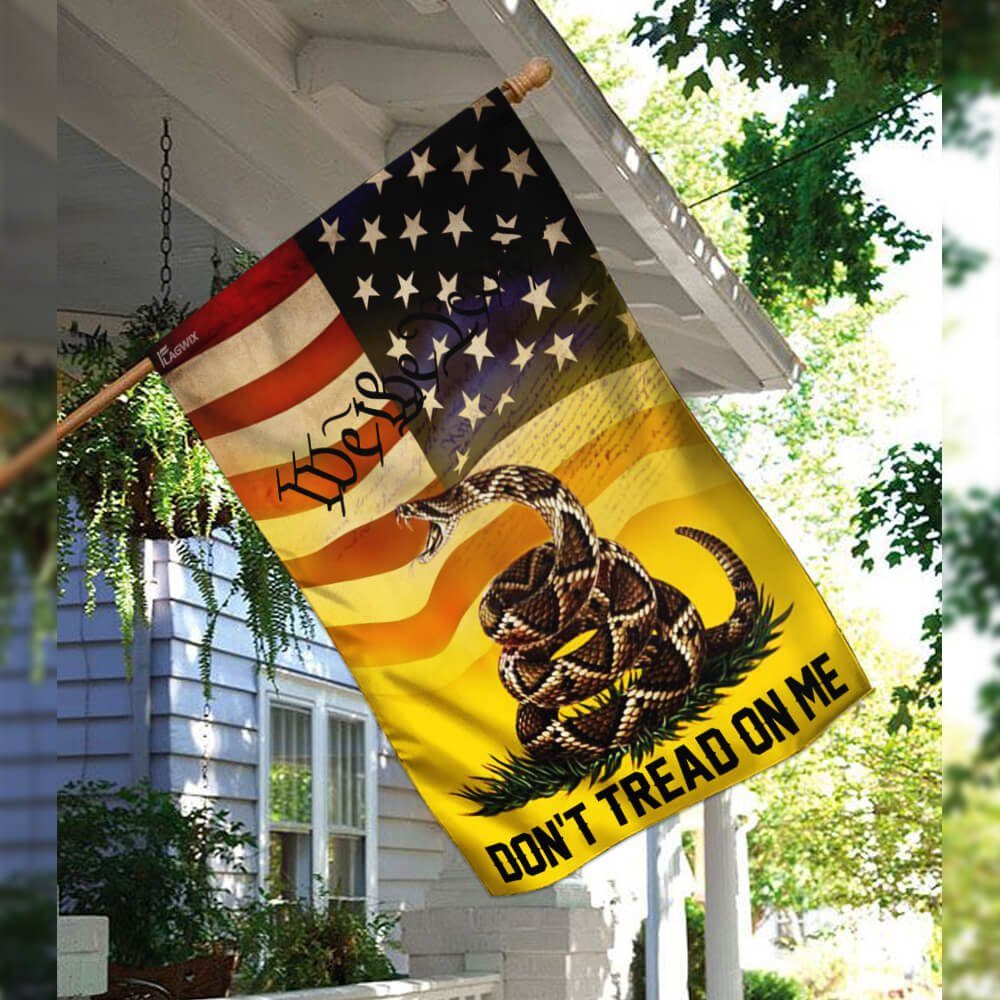 Don’t Tread On Me. We The People Libertarian Gadsden Flag
