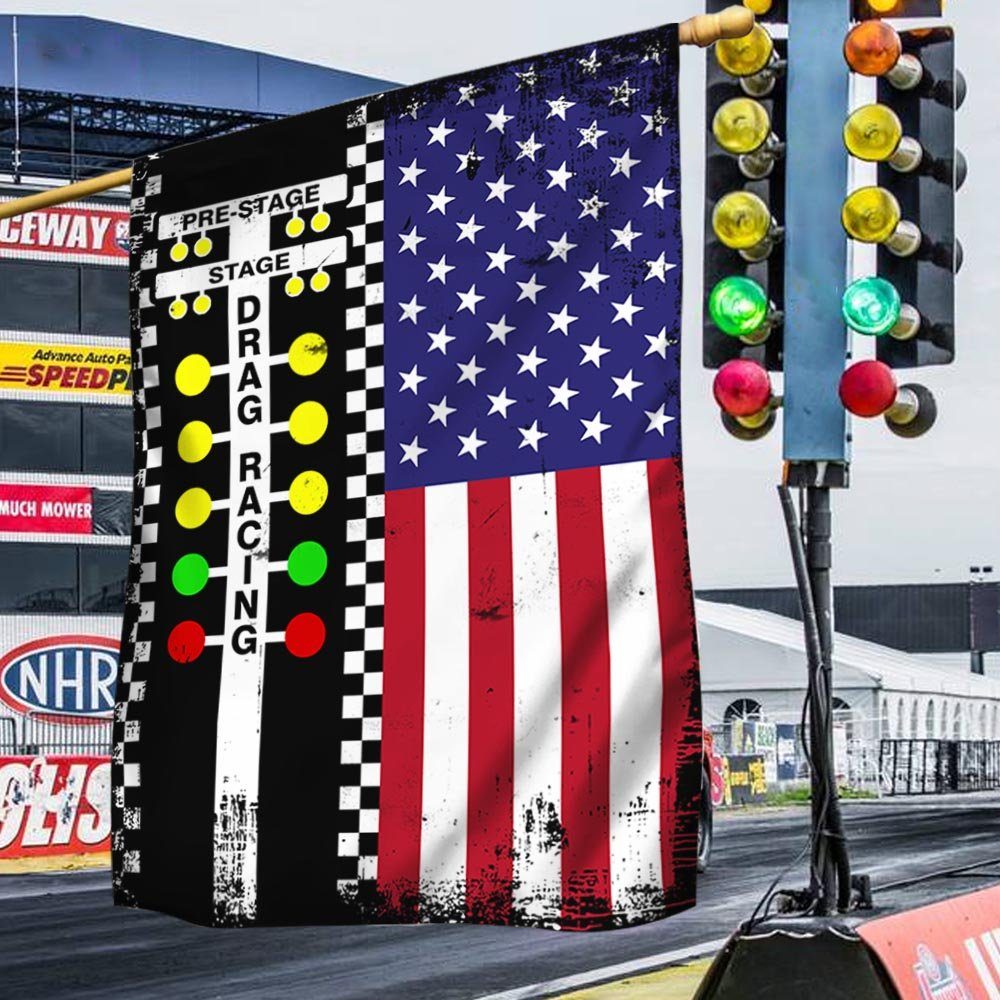 Drag Racing American Flag TPT287Fv1