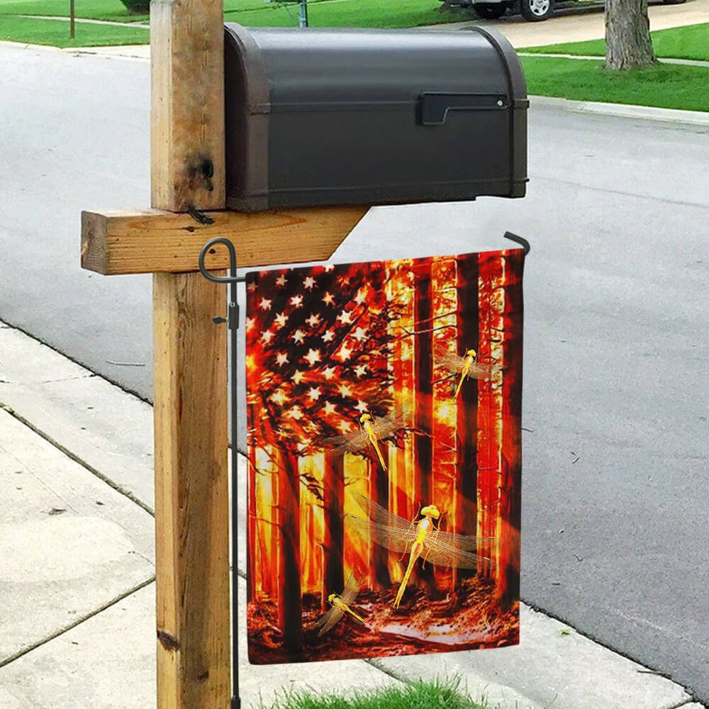 Dragonfly American US Flag Dragonfly American US Flag