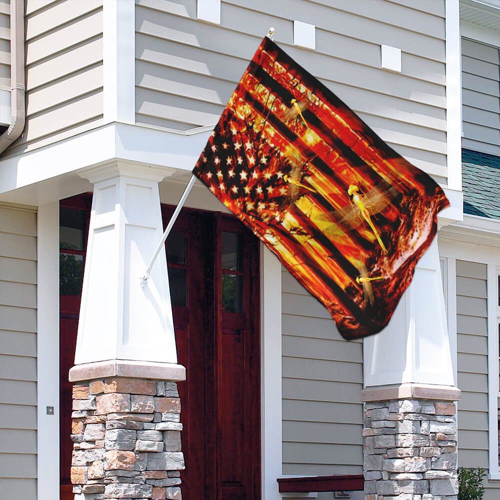 Dragonfly American US Flag Dragonfly American US Flag