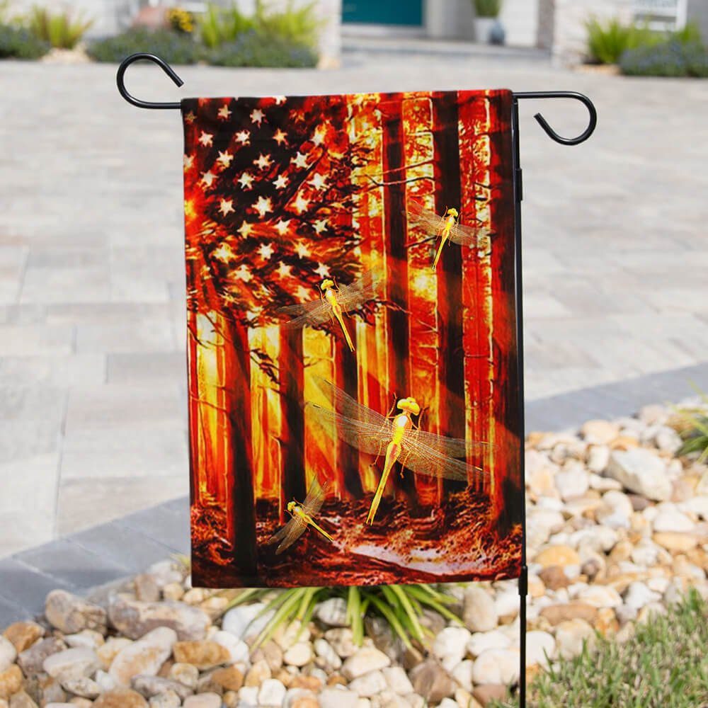 Dragonfly American US Flag Dragonfly American US Flag