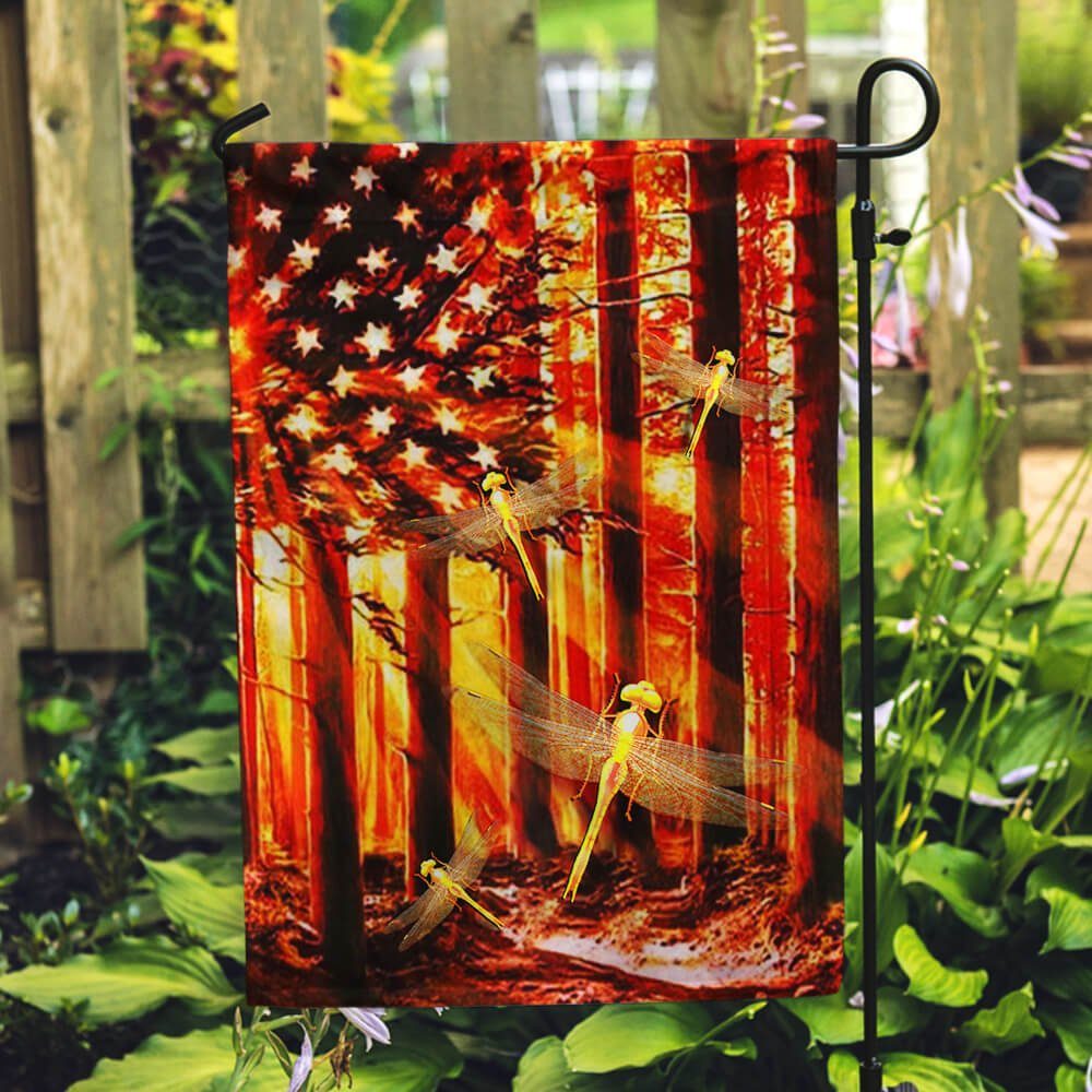Dragonfly American US Flag Dragonfly American US Flag