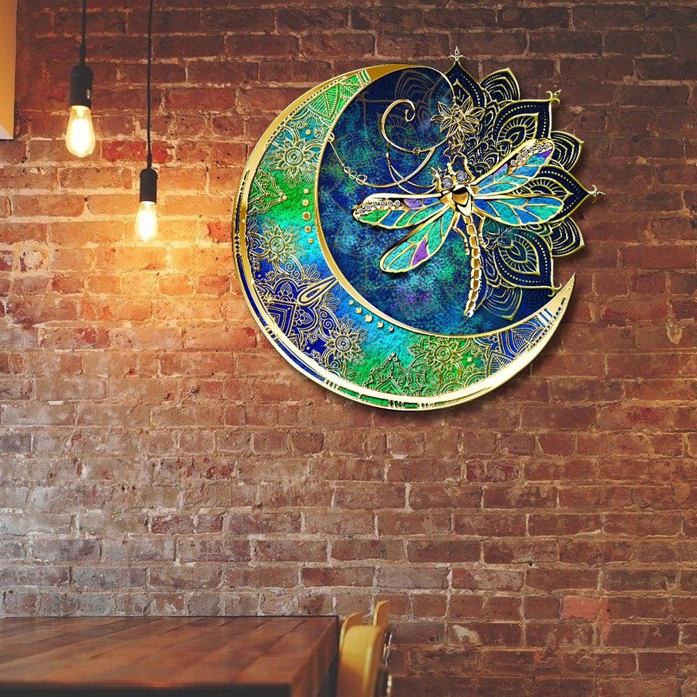 Dragonfly Hanging Metal Sign ANL152MS