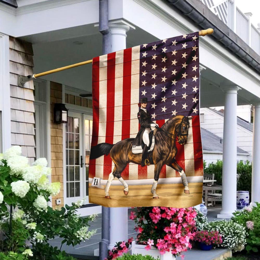 Dressage American Flag