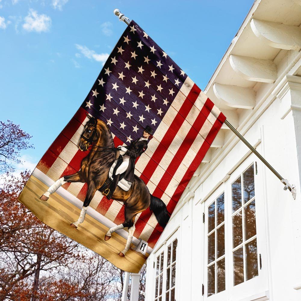 Dressage American Flag