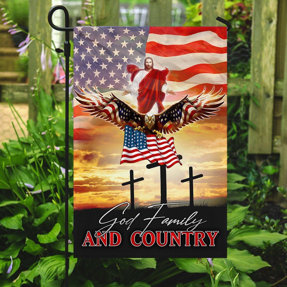 Eagle And Jesus Flagwix™ Jesus – God Family and Country Flag Eagle And Jesus Flagwix™ Jesus – God Family and Country Flag
